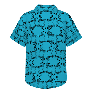 Amoredic Zoo Print Men's Short Sleeve Shirt