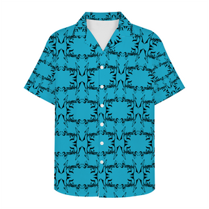 Amoredic Zoo Print Men's Short Sleeve Shirt