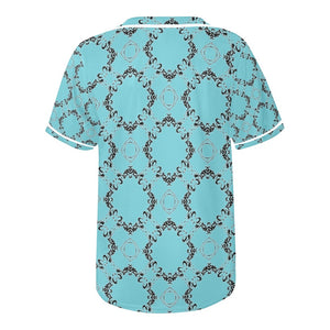 amoredic blue jersey All Over Print Baseball Jersey Shirt