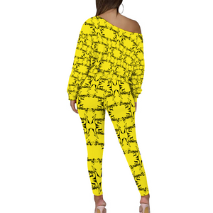 Amoredic Yellow Trousers Set