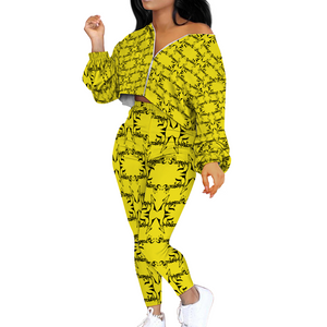 Amoredic Yellow Trousers Set