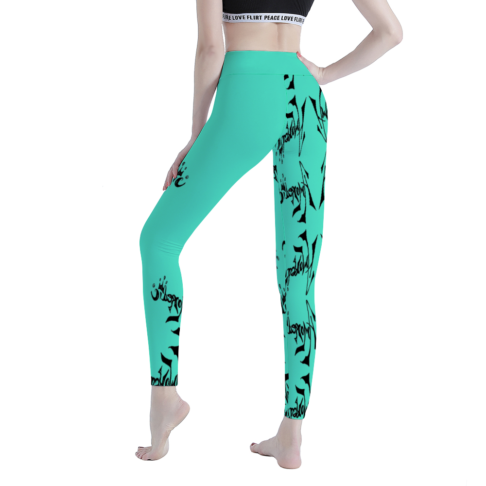 Amoredic Turquoise Legging Pants