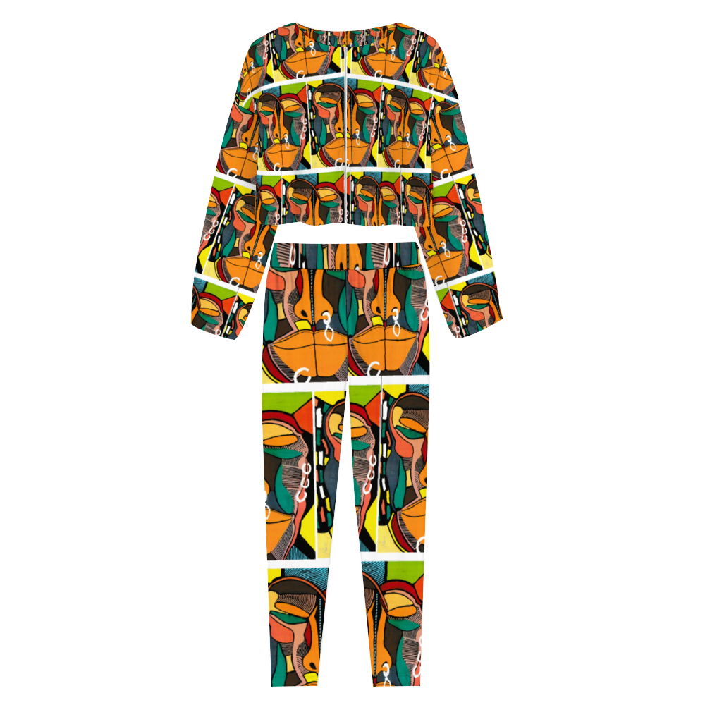 Amoredic Bemba Print Pants set