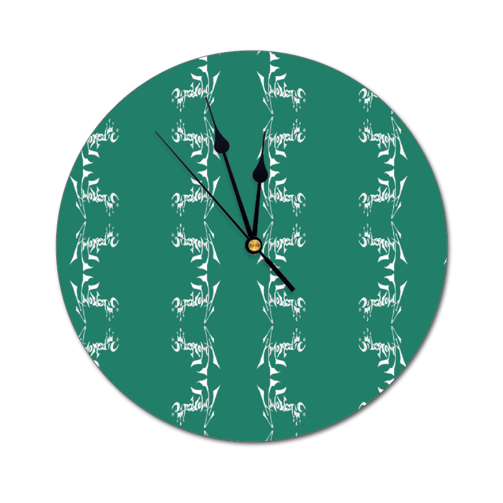 Amoredic Silent Round Wall Clock