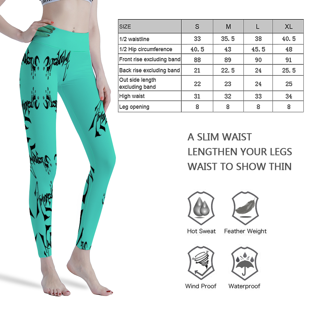 Amoredic Turquoise Legging Pants