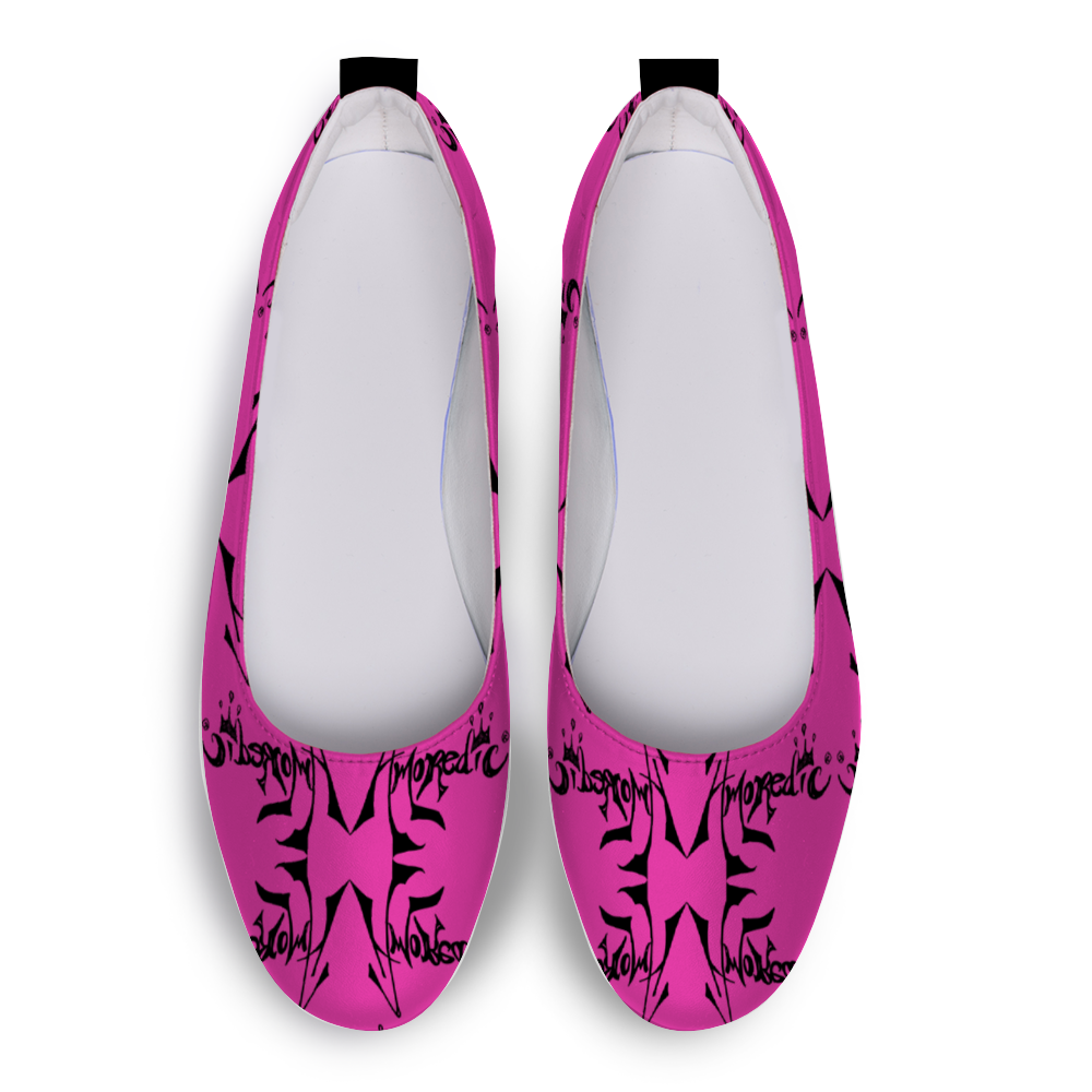 Amoredic Poppin Pink Ballerina Flat