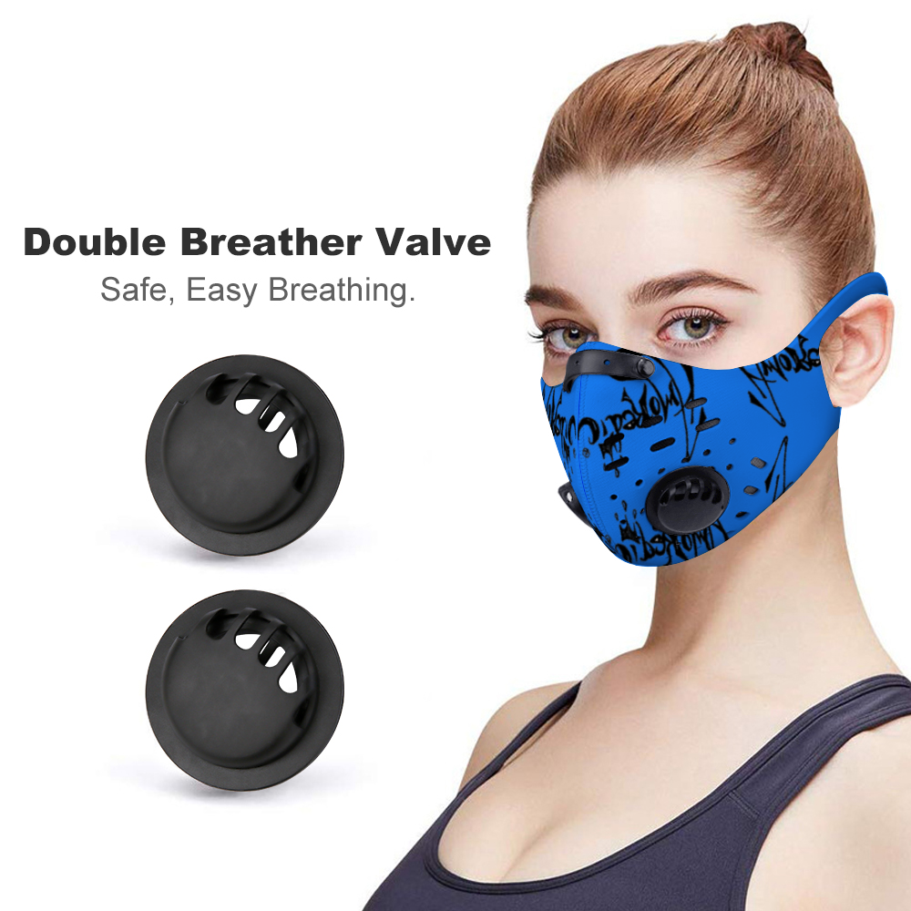 Blue Branded Outdoor Protective Mask