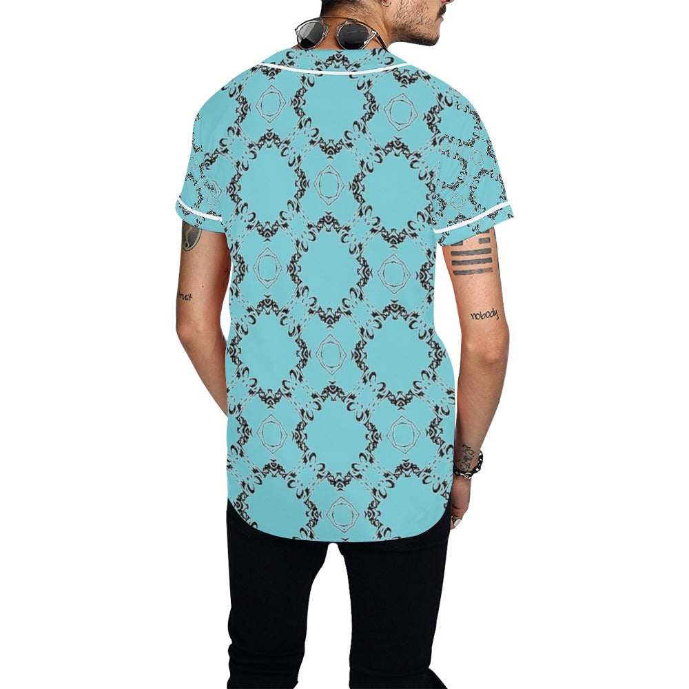 amoredic blue jersey All Over Print Baseball Jersey Shirt