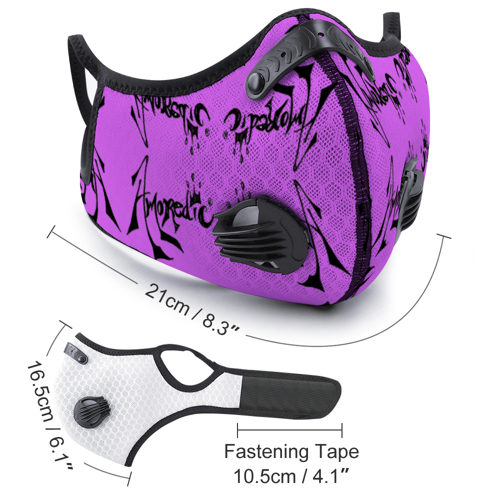 Purple Rain Outdoor Protective Mask