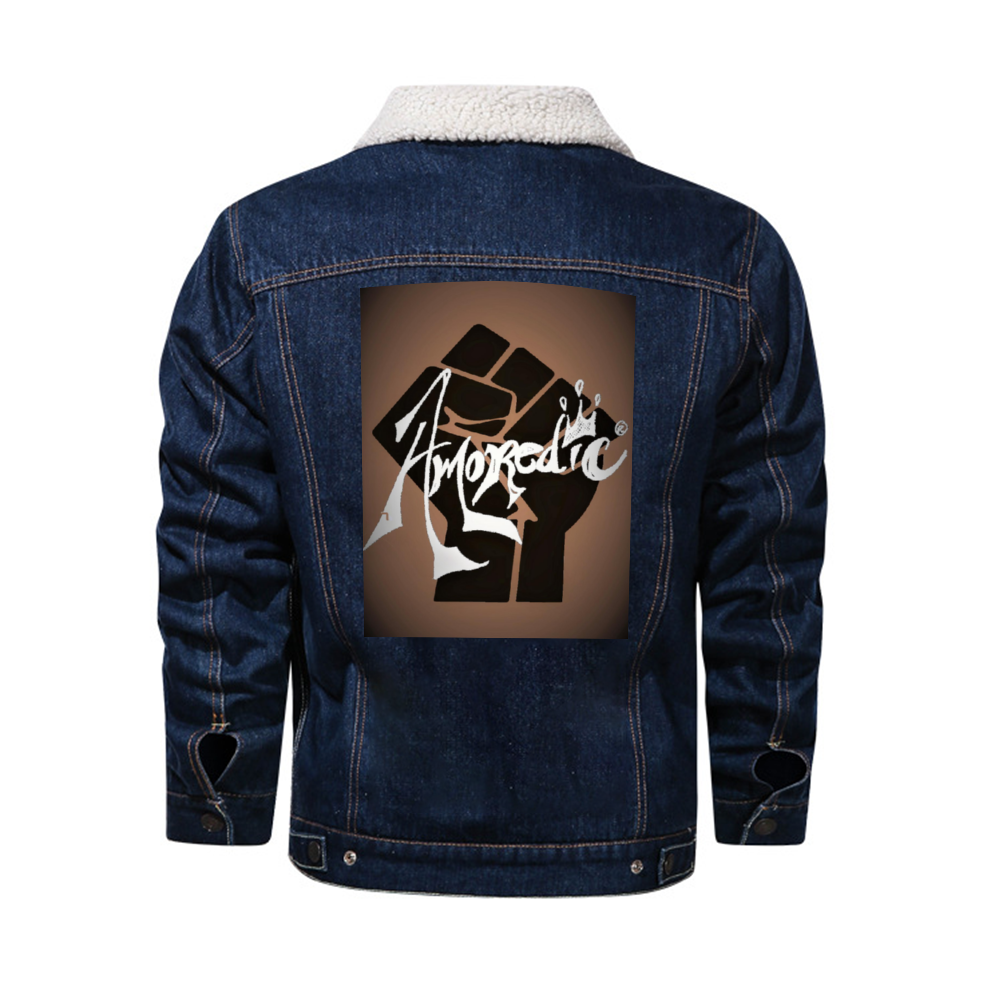 Amoredic Polar Fleece Jean Jacket