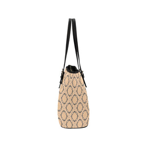 Amoredic Icy Diamonds Tote bag2 Leather Tote Bag/Small (Model 1640)