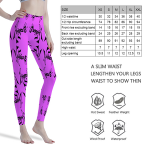 Amoredic Purple Rain Tights