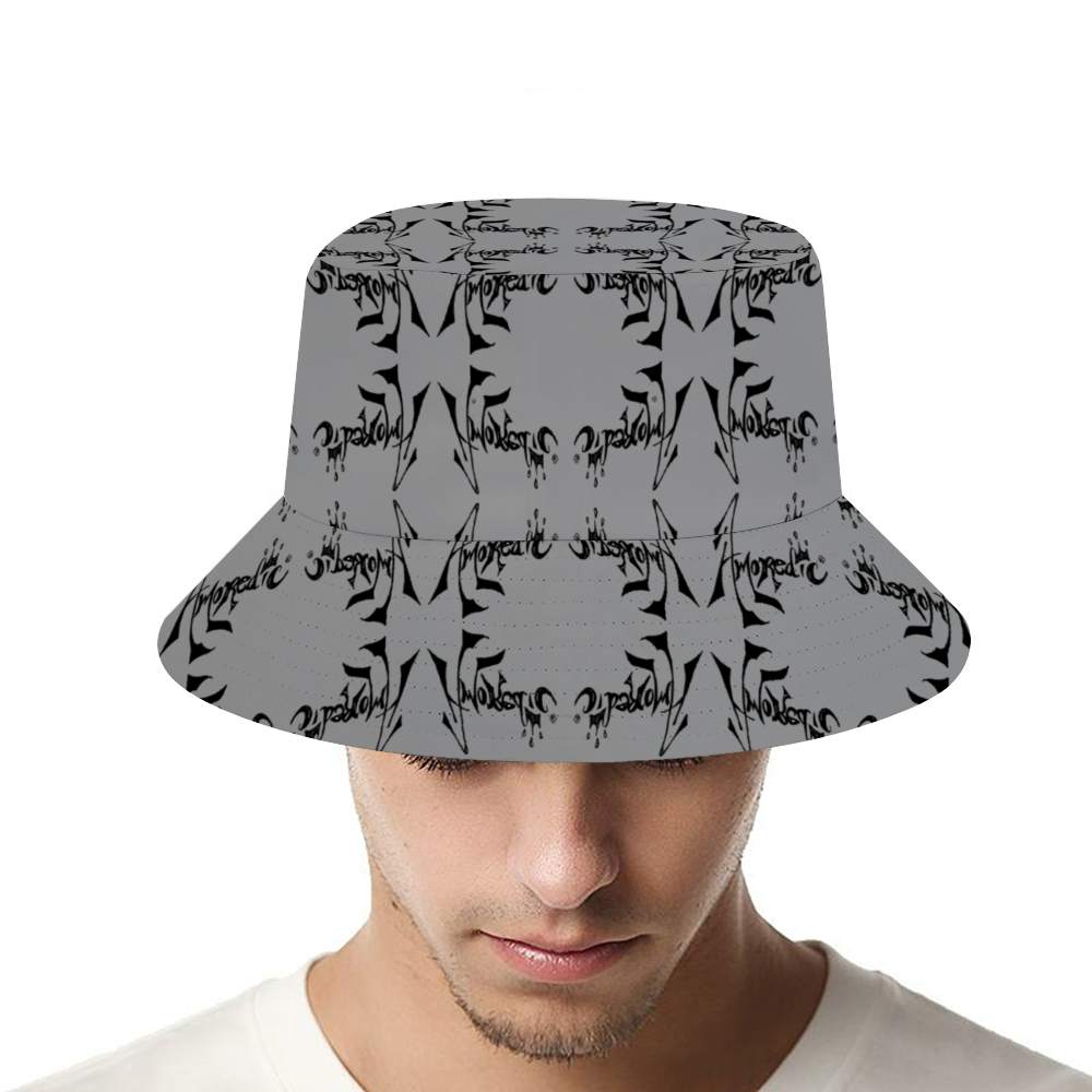 Sunny Blocking Bucket Hat (Grey)