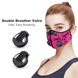 Pink Poppin Protective Mask