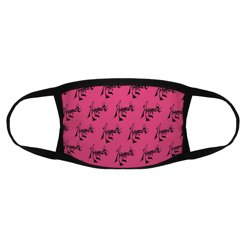Amoredic Pink Print Face Mask