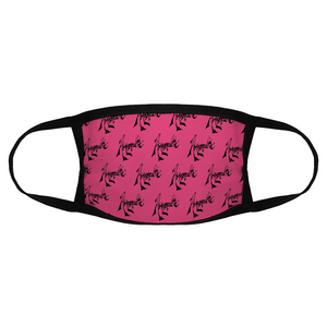 Amoredic Pink Print Face Mask