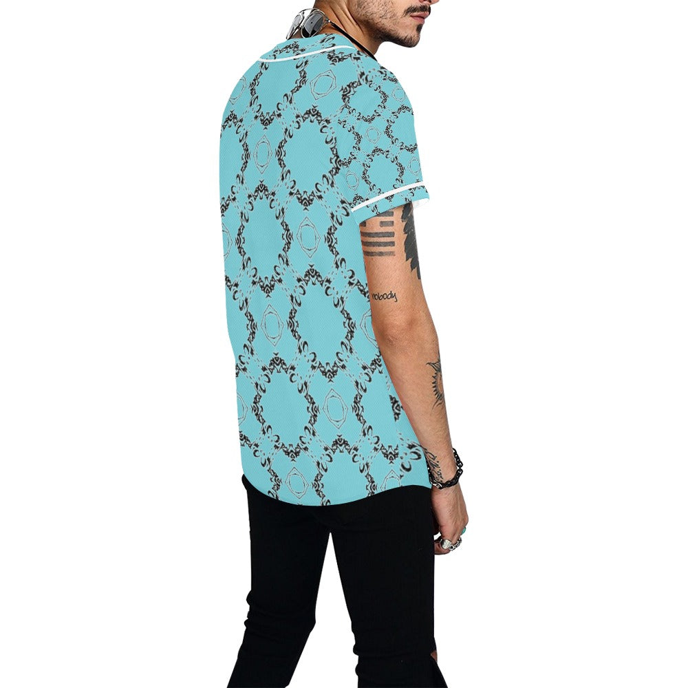 amoredic blue jersey All Over Print Baseball Jersey Shirt