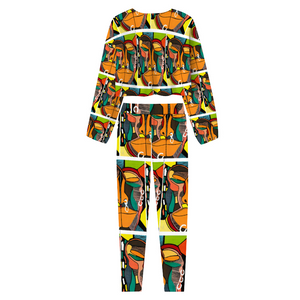 Amoredic Bemba Print Pants set