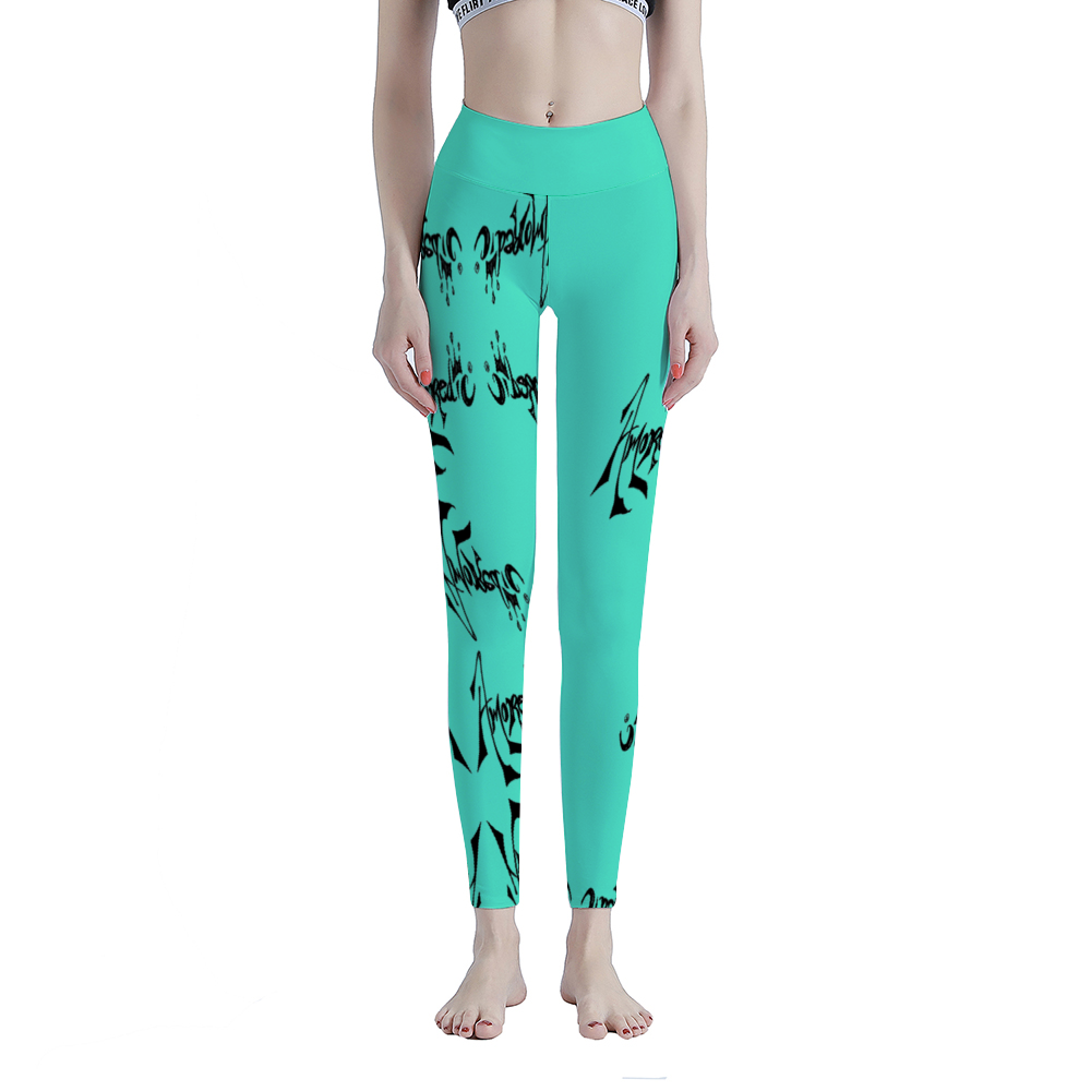 Amoredic Turquoise Legging Pants