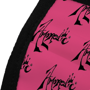 Amoredic Pink Print Face Mask
