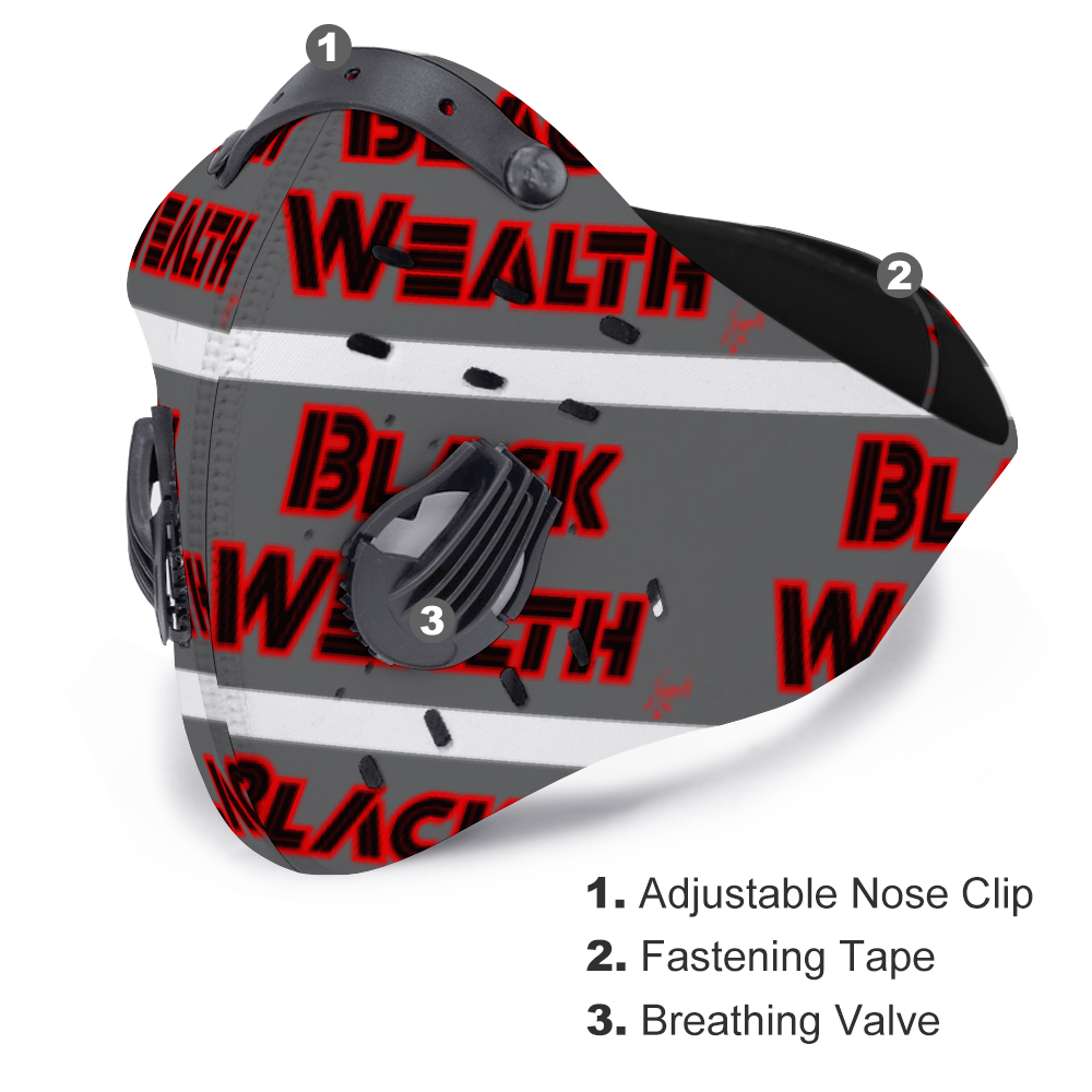 Black Wealth Outdoor Protective Mask