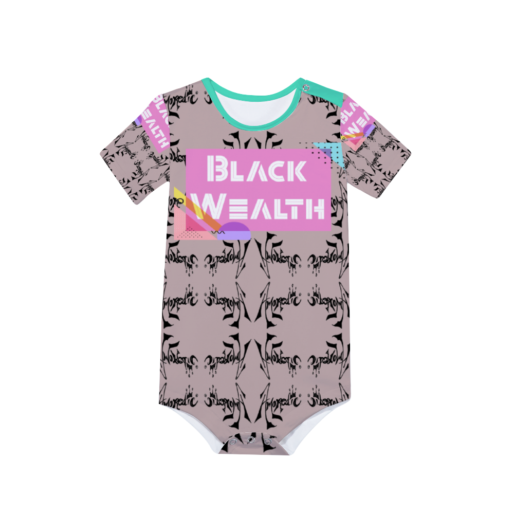 Black Wealth Baby Onesie