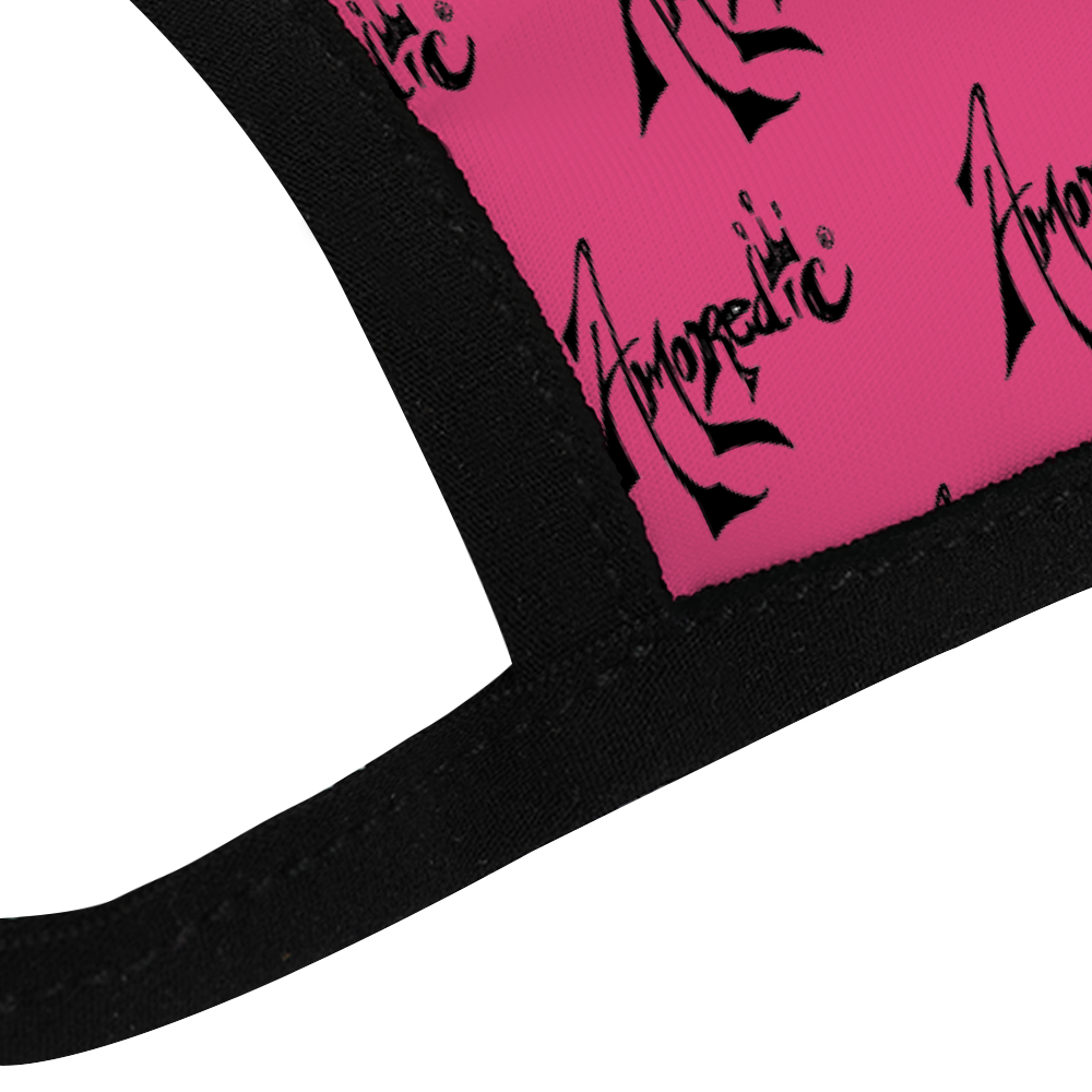 Amoredic Pink Print Face Mask