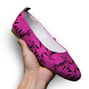 Amoredic Poppin Pink Ballerina Flat