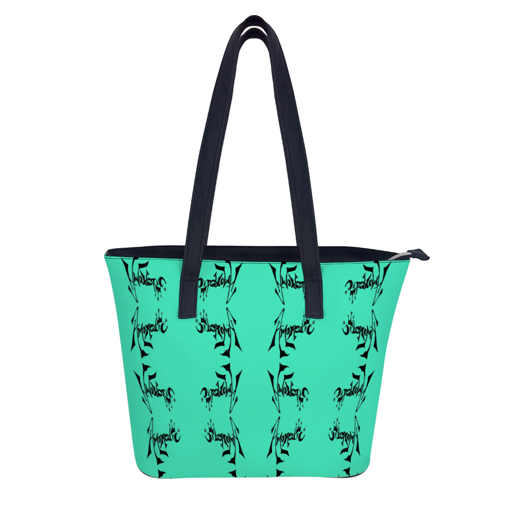 Turquoise Vegan Leather Handbag