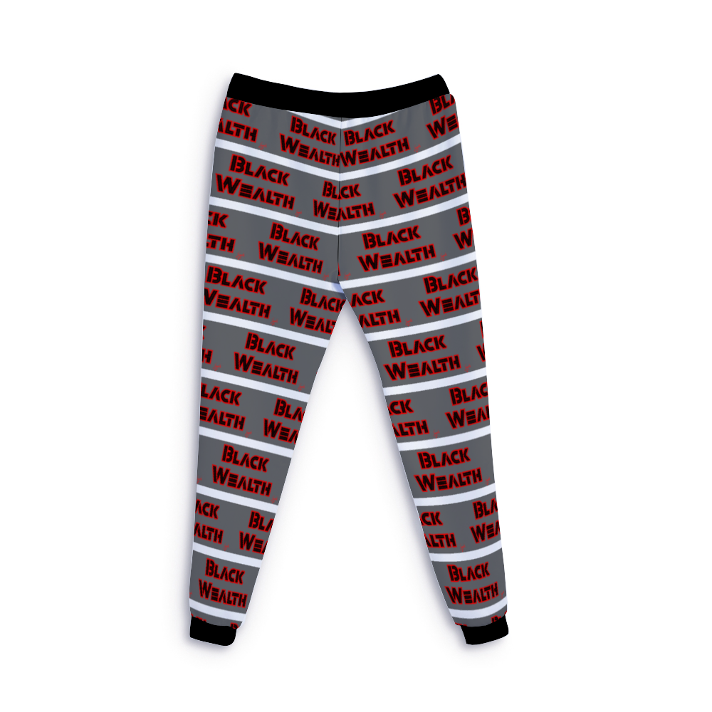 Amoredic Black Wealth Jogger Pants