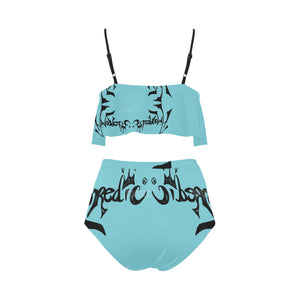 AMOREDIC High Waisted Ruffle Swimsuit