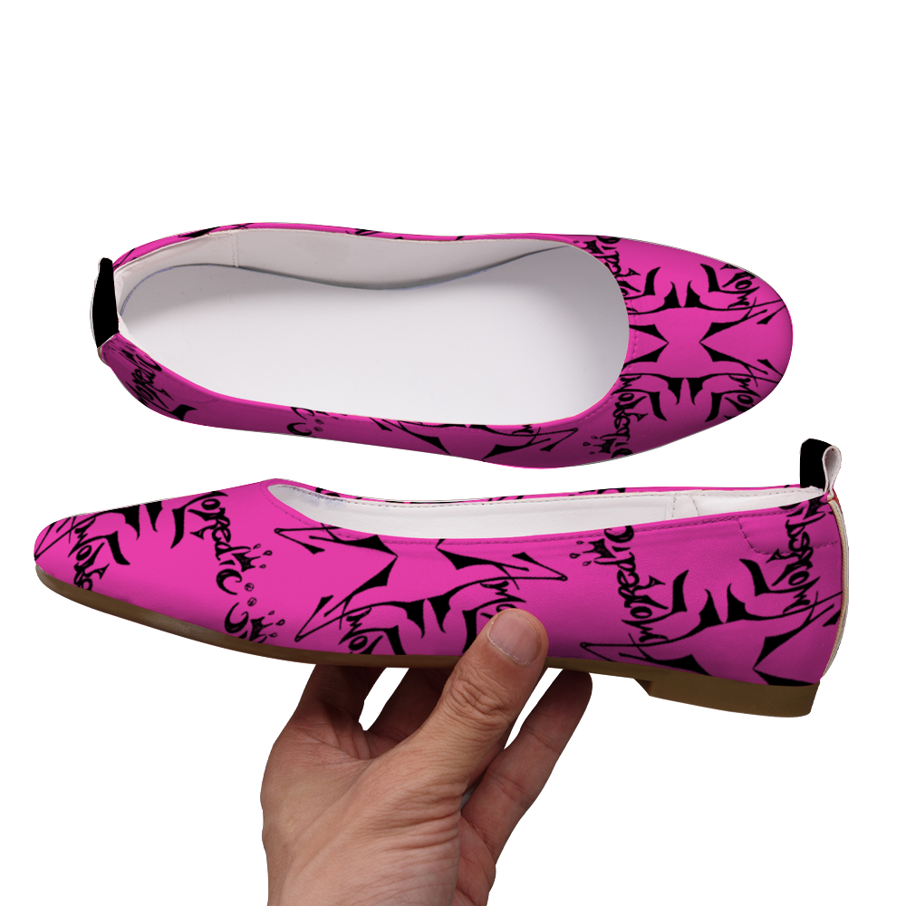 Amoredic Poppin Pink Ballerina Flat