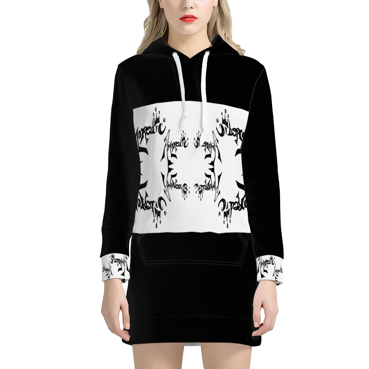 Ammy Zoo Print Hoodie Dress