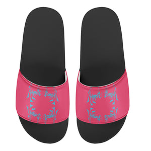 Amoredic Cotton Candy Slides (sandals) Black Slide Sandals Shoes