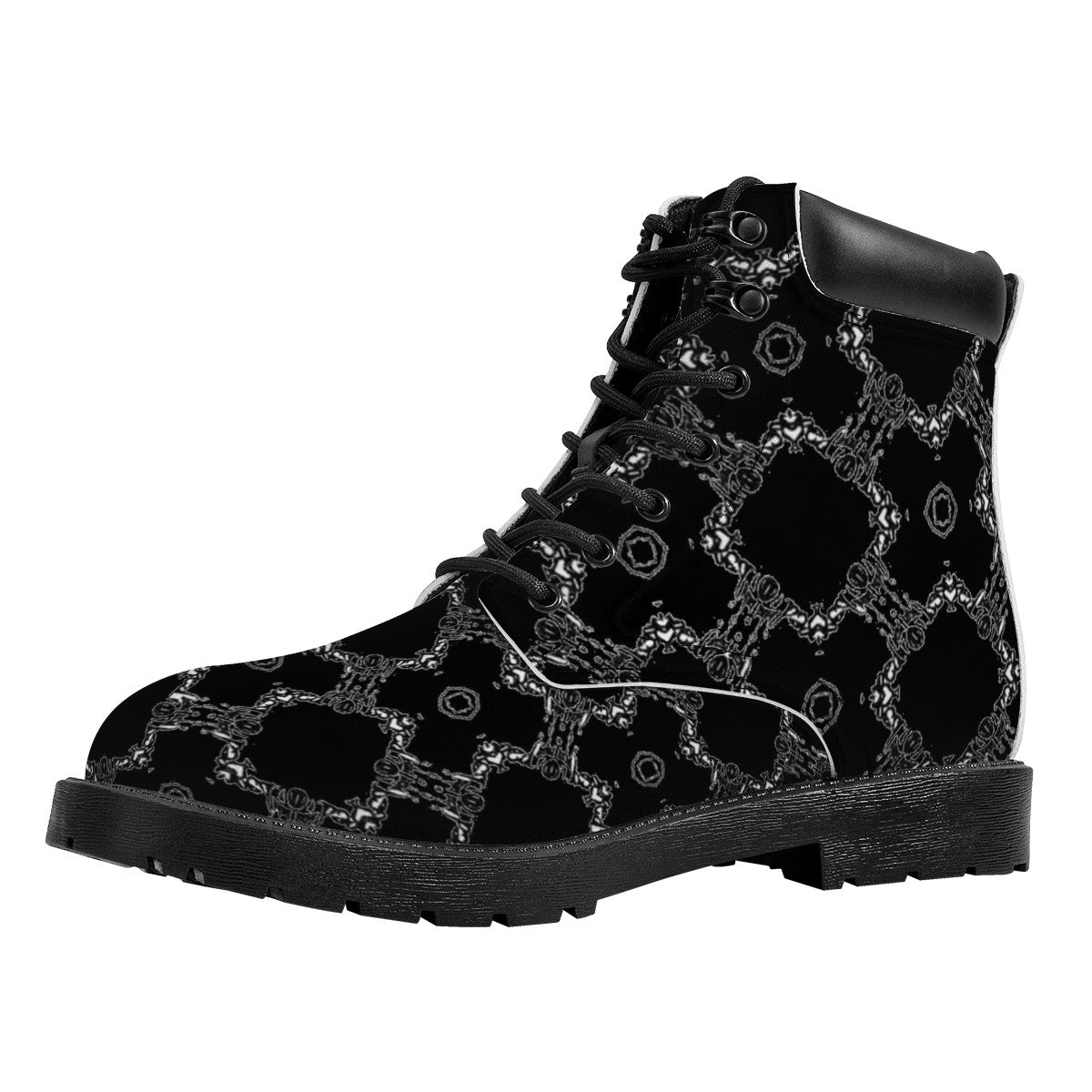 Amoredic Signature Print Dapper Boots