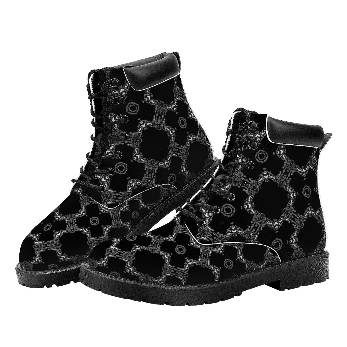 Amoredic Signature Print Dapper Boots