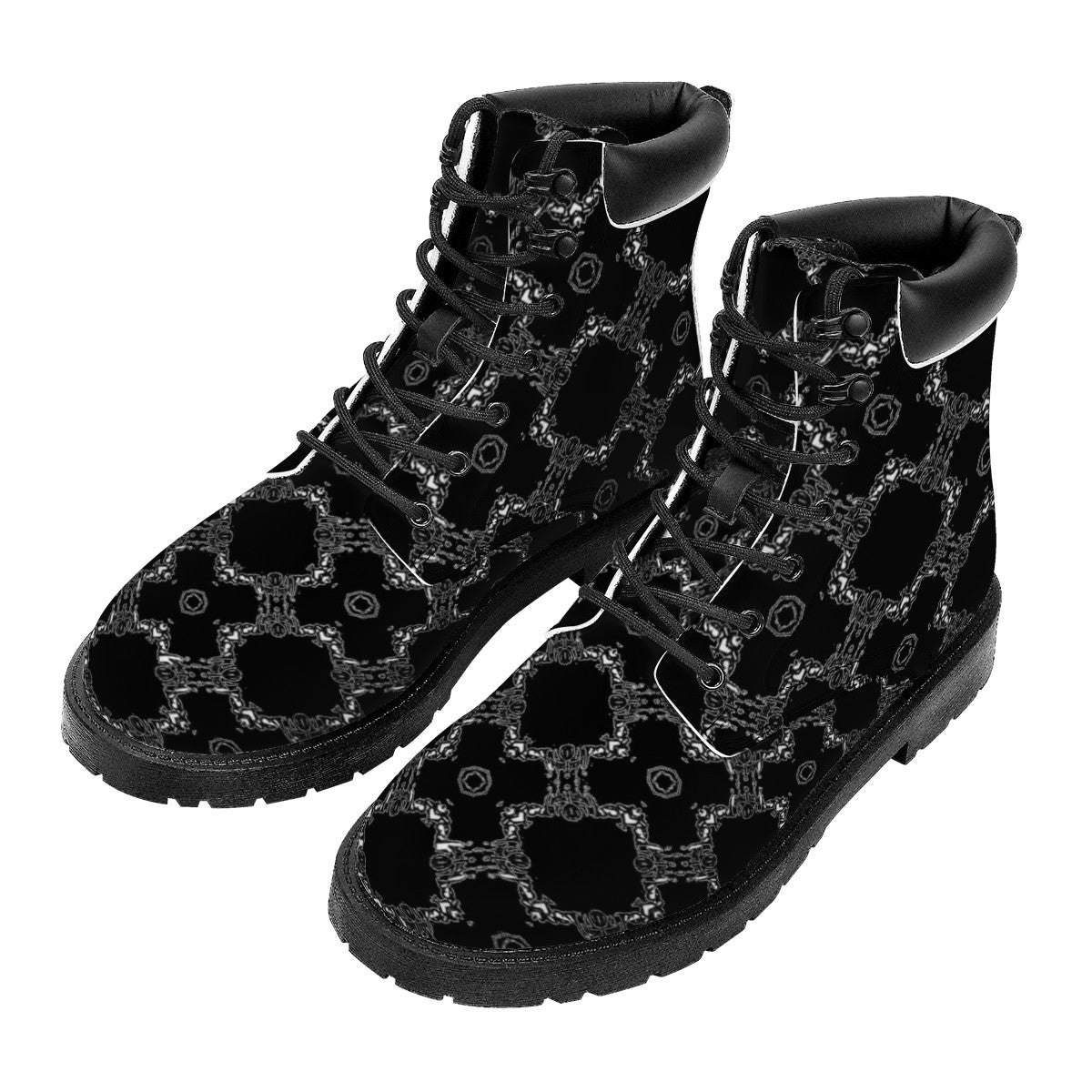 Amoredic Signature Print Dapper Boots