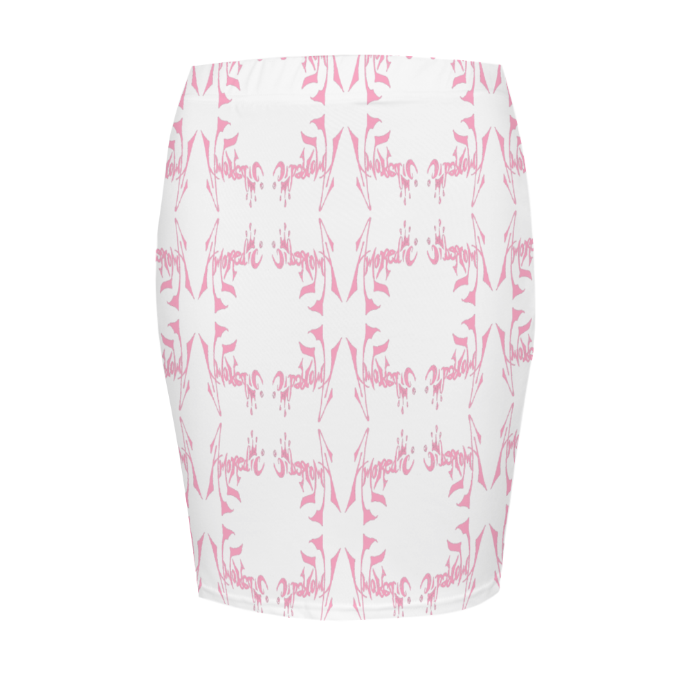 Amoredic Pretty Pink Pencil Skirt