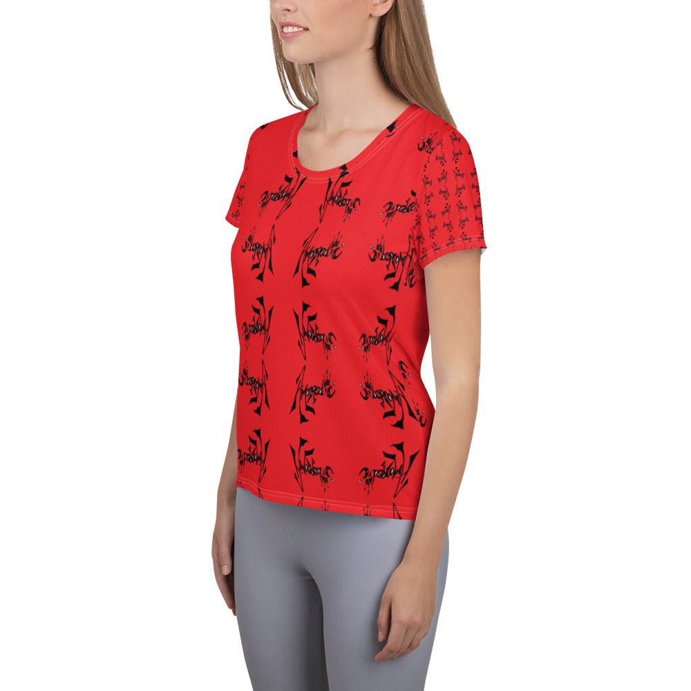 All-Over Print Women's Athletic T-shirt