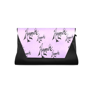 Amoredic Satin Lilac Clutch Hand Bag