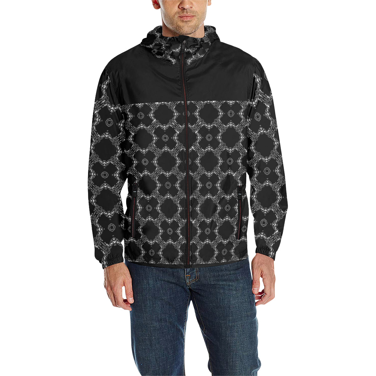 Amoredic Regal Print Windbreaker Jacket