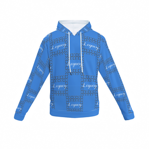 Amoredic Legacy Print Velvet Hoodie Shirt