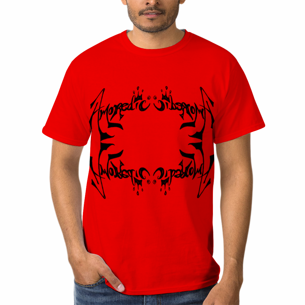 Amoredic Signature Print Unisex All Over Print T-Shirt