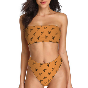 Amoredic  Padded Nude 2-piece Swimsuit