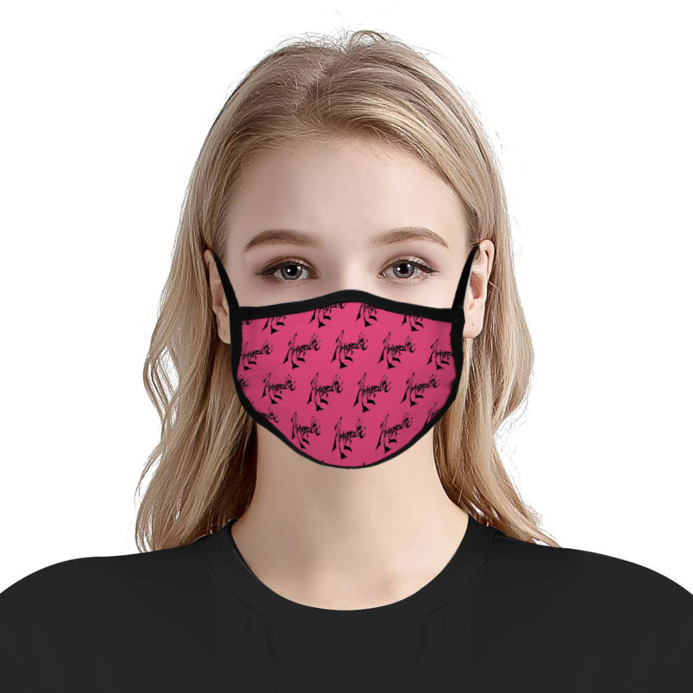 Amoredic Pink Print Face Mask