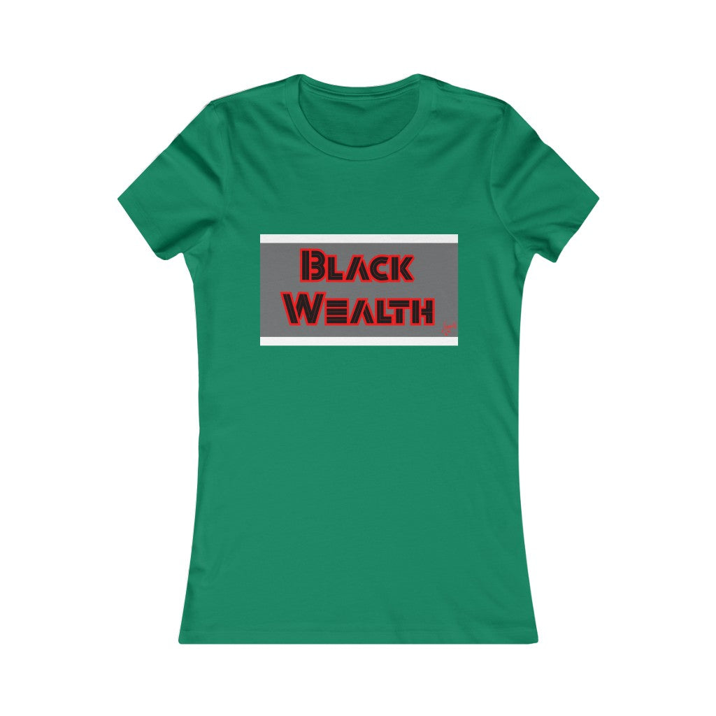 Black Wealth Ladies T-shirt