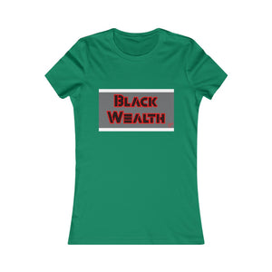 Black Wealth Ladies T-shirt