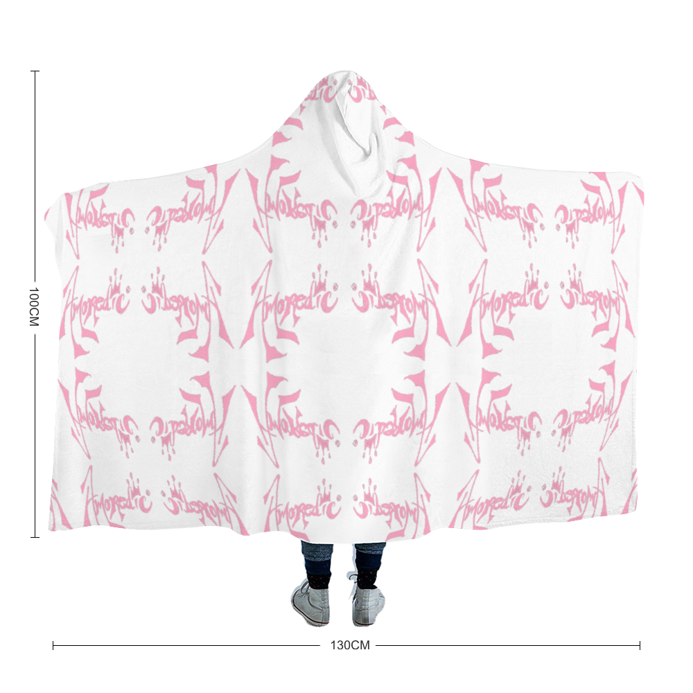 Amoredic Fleece Hooded Blanket