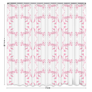 Amoredic Pretty Pink Shower Curtain 71" x 69"