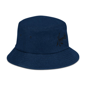 Denim bucket hat